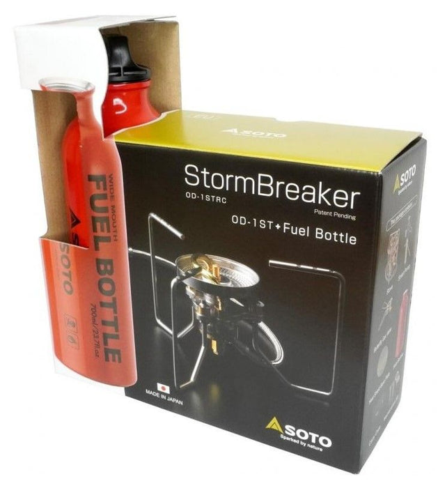 Комплект газов котлон и бутилка Soto - StormBreaker Combo, сив