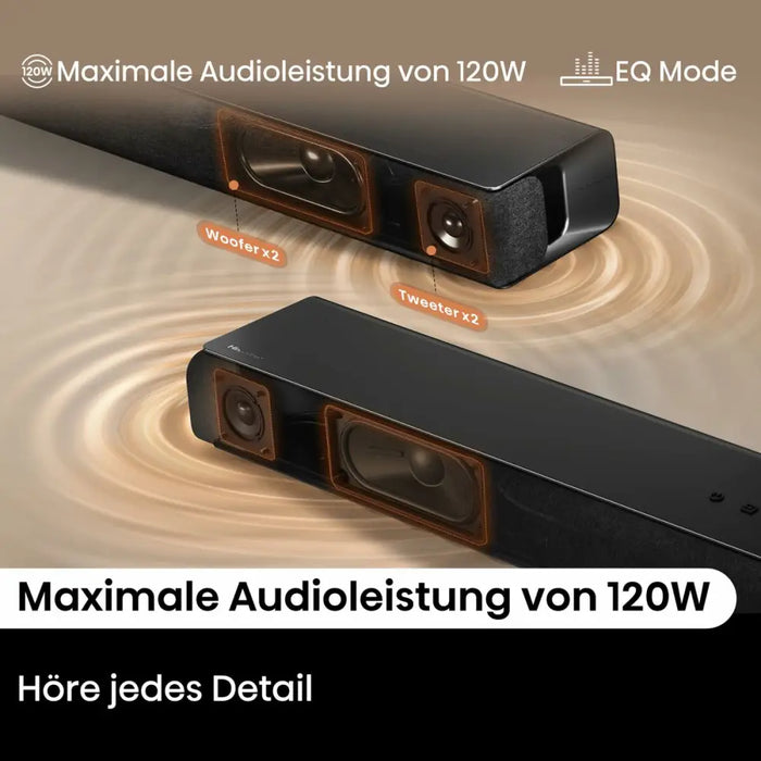 Soundbar система Hisense HS1000 120W Черен 120 W