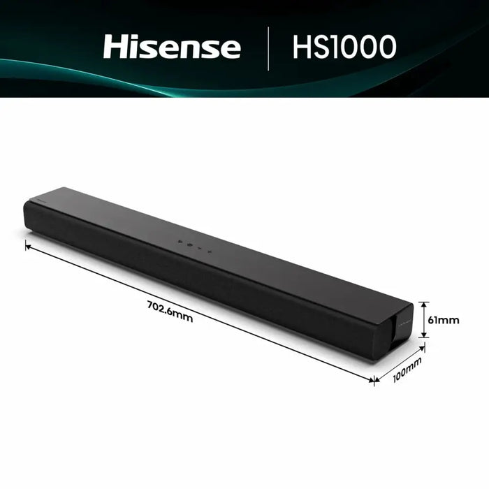 Soundbar система Hisense HS1000 120W Черен 120 W