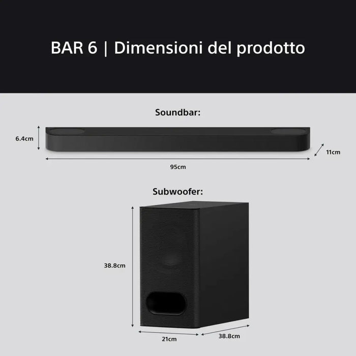Soundbar система Sony HTB600 350W Черен