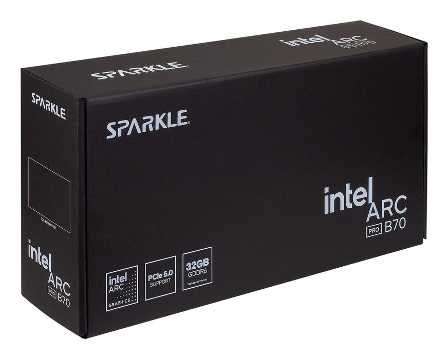 Вентилатор Sparkle Technology Arc Pro B70, Intel 32 GB GDDR6