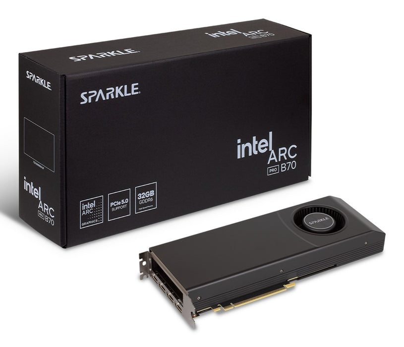 Вентилатор Sparkle Technology Arc Pro B70, Intel 32 GB GDDR6
