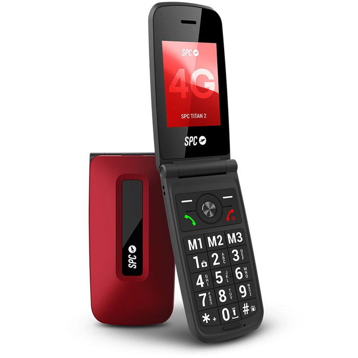 Мобилен телефон SPC TITAN 2      4G Червен 2,4"