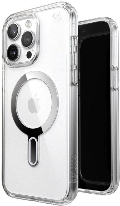 Калъф Speck - Presidio, iPhone 15 Pro Max, MagSafe ClickLock, прозрачен
