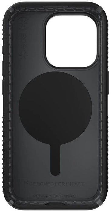 Калъф Speck - Presidio 2 Grip, iPhone 15 Pro, MagSafe ClickLock, черен