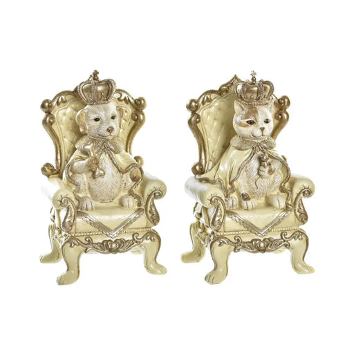 Cпестовна касичка DKD Home Decor Смола Котка 12,5 x 10,5 x