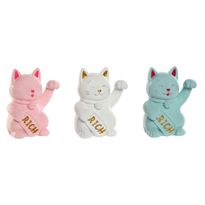 Cпестовна касичка Home ESPRIT Смола Котка 12 x 9,5 x 16 cm