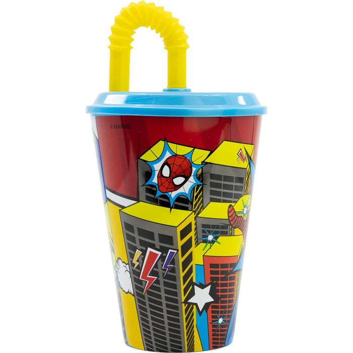 Чаша със Сламка Spider-Man CZ11366 430 ml