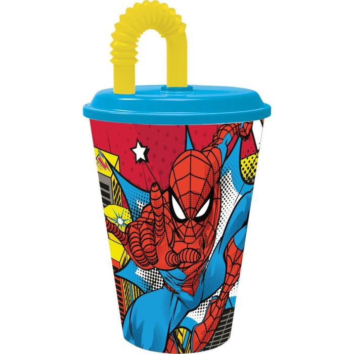 Чаша със Сламка Spider-Man CZ11366 430 ml