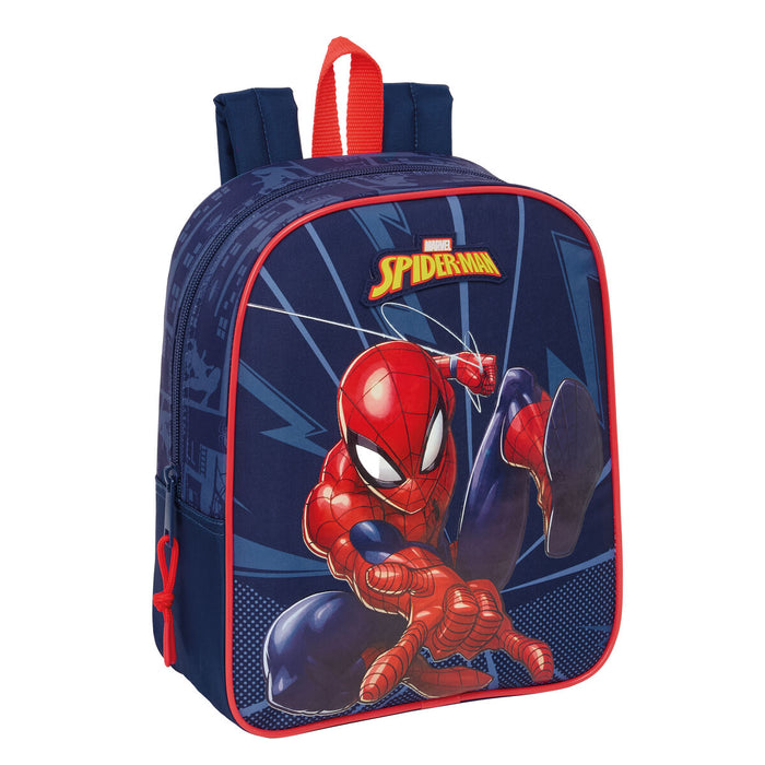 Училищна чанта Spider-Man Син 22 x 27 x 10 cm