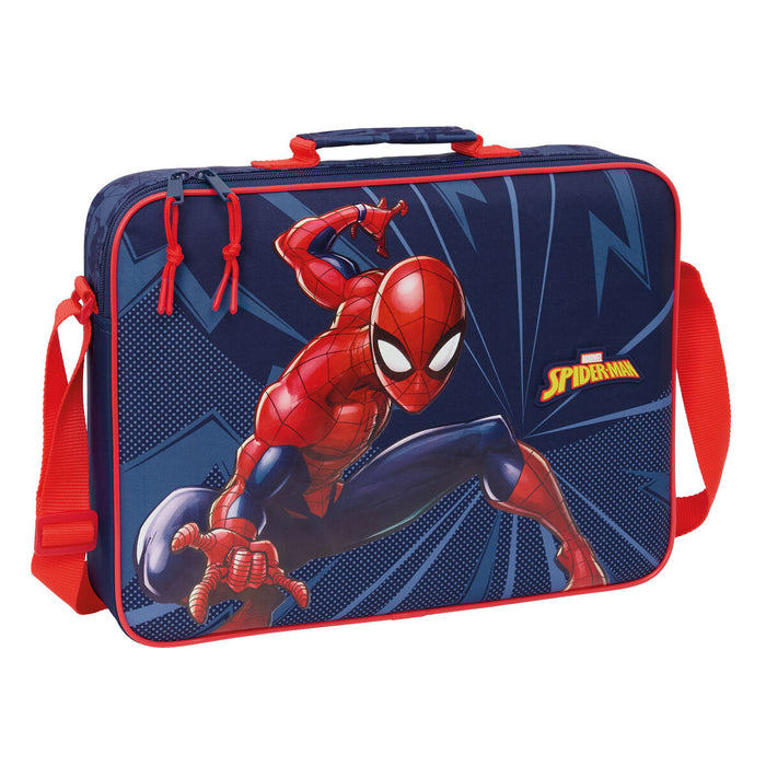 Училищна чанта Spider-Man Син 38 x 28 x 6 cm