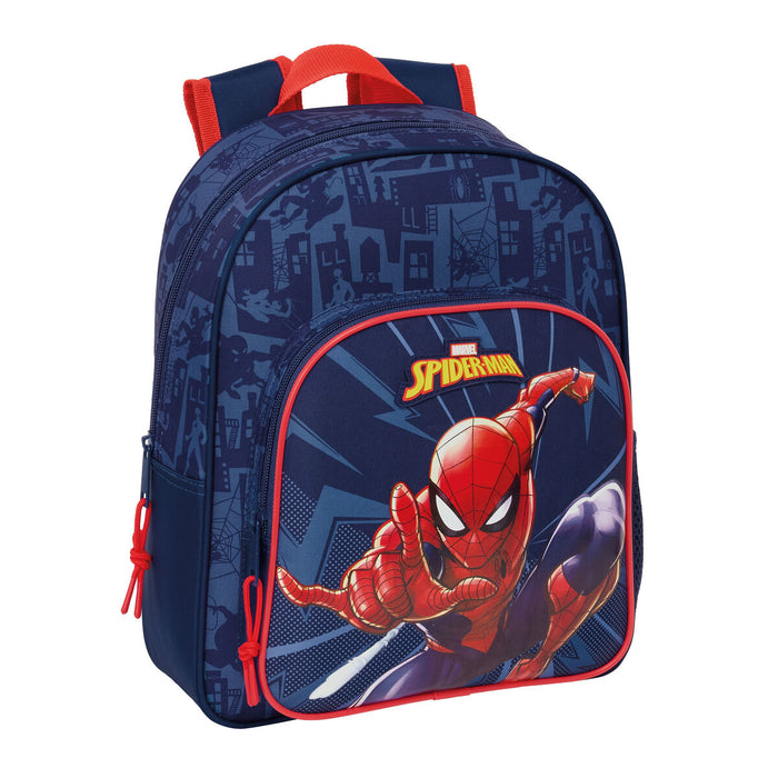 Училищна чанта Spider-Man Син 27 x 33 x 10 cm