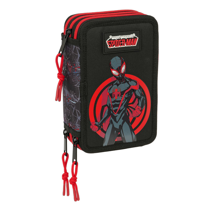 Пътническа Чанта Spider-Man Черен 12,5 x 19,5 x 5,5 cm 37 Части