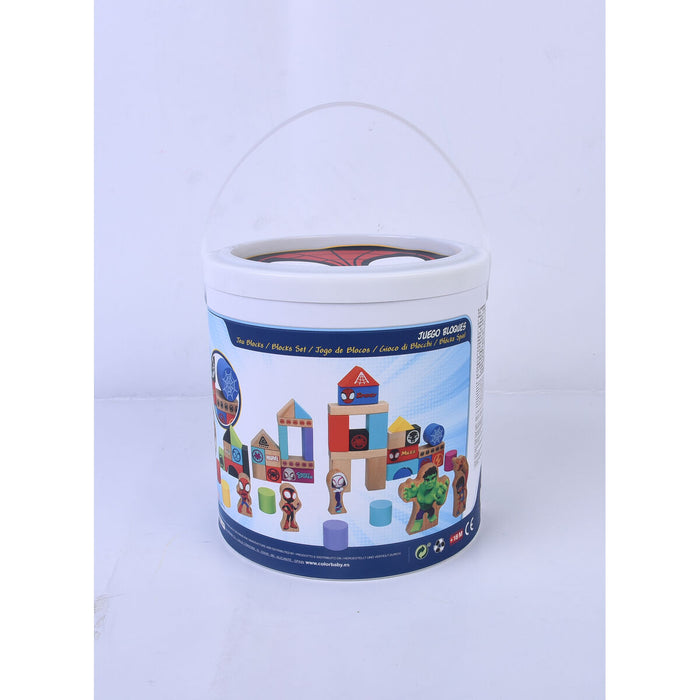 Playset Spidey Amazing Friends 50 Части 4 броя 8 x 9,5 x 1,5 cm