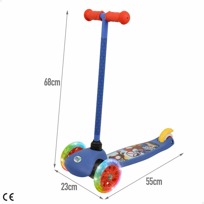 Патинет Скутер Spidey Гума Метал Пластмаса