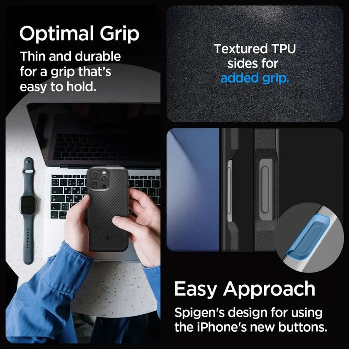 Spigen Core Armor Case за iPhone 16 Pro Max - черен мат