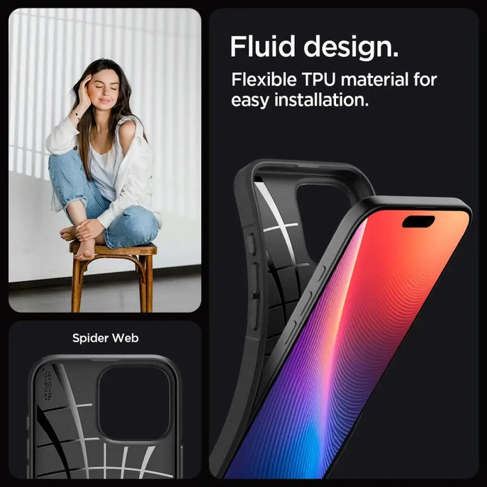 Spigen Core Armor Case за iPhone 16 Pro Max - черен мат