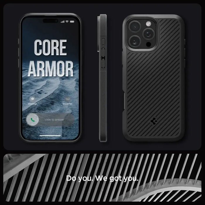 Spigen Core Armor Case за iPhone 16 Pro Max - черен мат