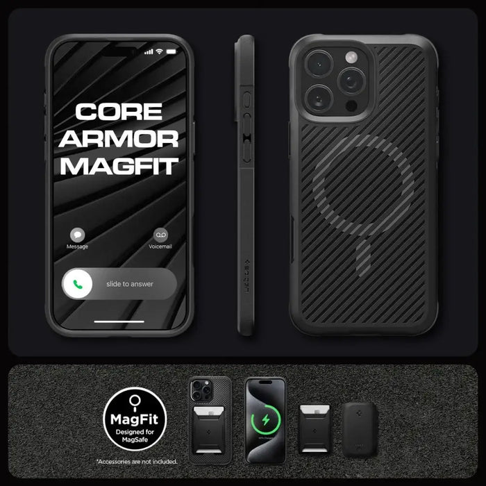 Spigen Core Armor Mag Case с MagSafe за iPhone 16 Pro
