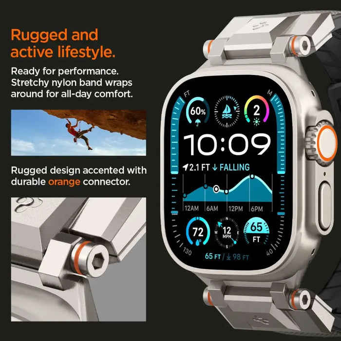 Spigen DuraPro Armor Strap за Apple Watch 44 / 45 / 46 / 49