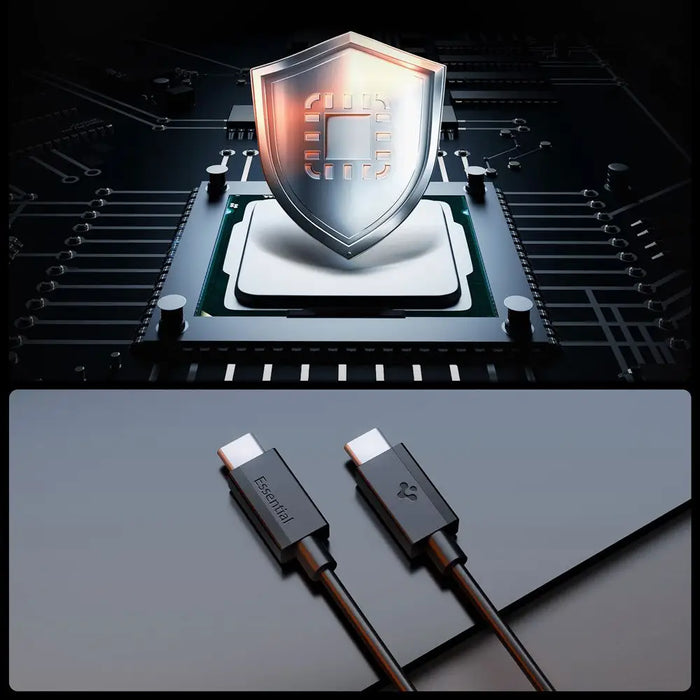 Spigen EB6020CC 60W кабел + USB-C / USB-C кабел 200 см