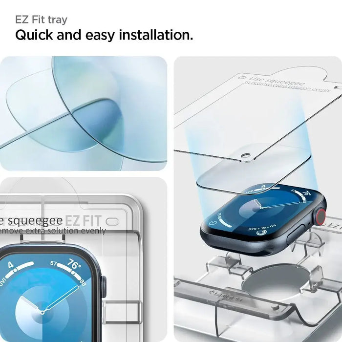Spigen Elite Shield ”EZ FIT” Hybrid Glass 2-PACK за Apple