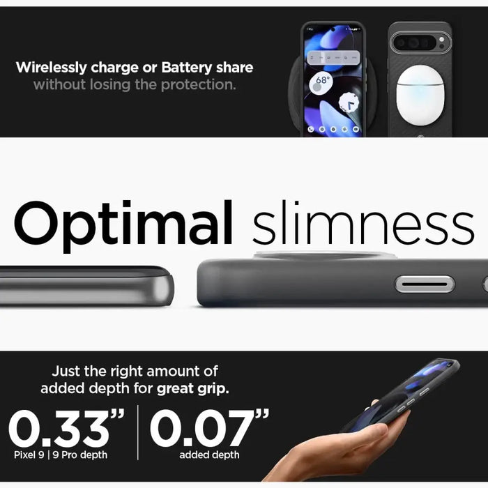 Spigen Enzo Aramid Case за Google Pixel 9 Pro XL - черен