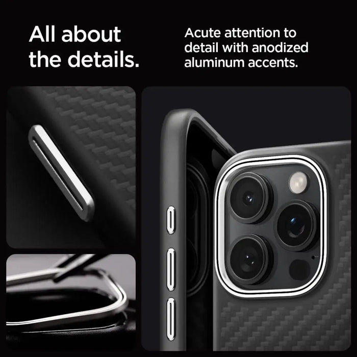 Spigen Enzo Aramid Mag Case с MagSafe за iPhone 16 Pro