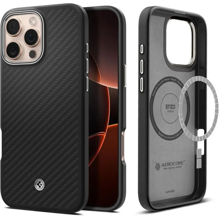 Spigen Enzo Aramid Mag Case с MagSafe за iPhone 16 Pro