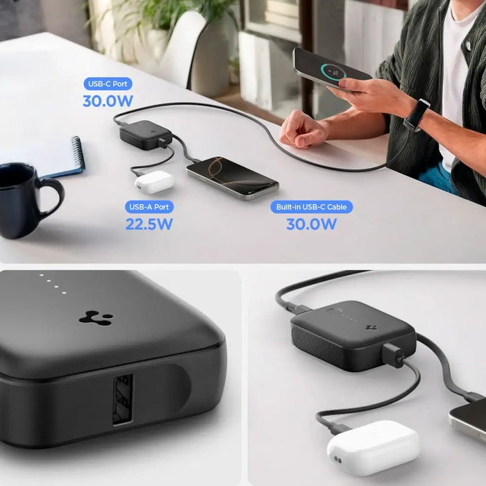 Spigen Essential EA3010BT 10000 mAh 30W Преносима батерия