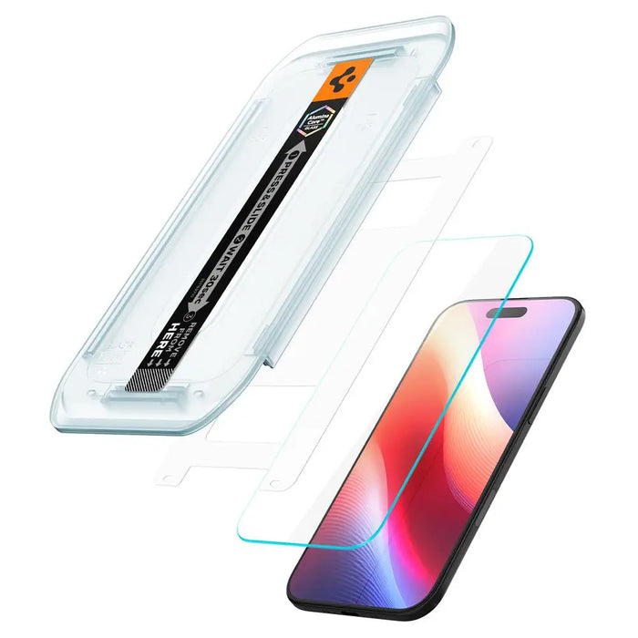 Spigen Glas.TR EZ Fit 2-pack закалено стъкло за iPhone 17