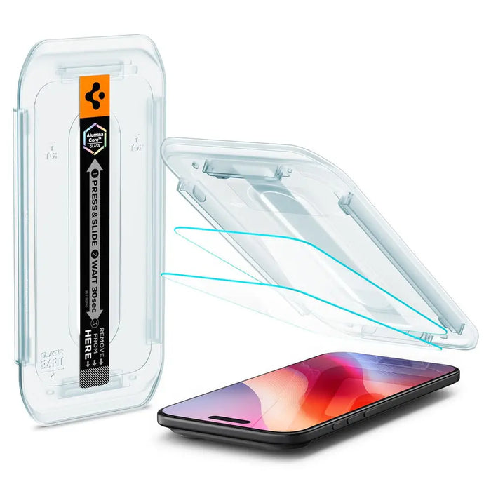 Spigen Glas.TR EZ Fit 2-pack закалено стъкло за iPhone 17