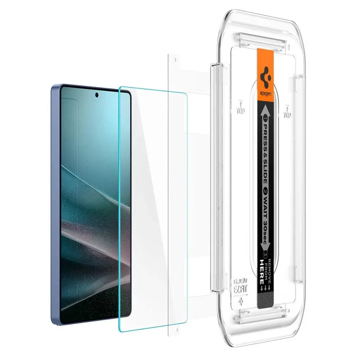 Spigen Glas.tR EZ FIT 2 пакета закалено стъкло за Samsung