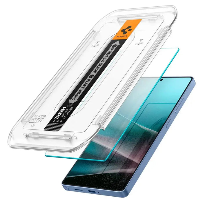 Spigen Glas.tR EZ FIT 2 пакета закалено стъкло за Samsung