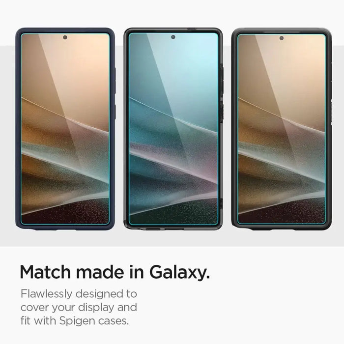 Spigen Glas.tR EZ FIT 2 пакета закалено стъкло за Samsung