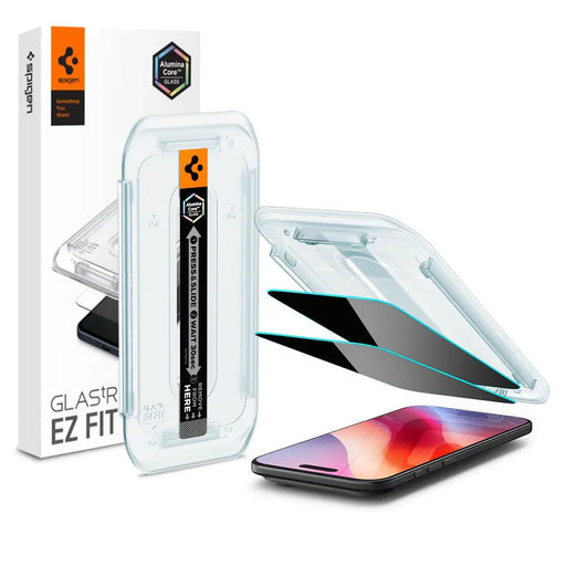 Spigen Glas.TR EZ Fit 2 пакета защитно стъкло за iPhone 17