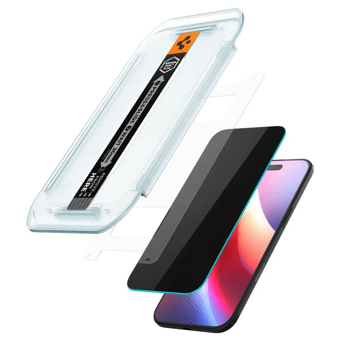 Spigen Glas.TR EZ Fit 2 пакета защитно стъкло за iPhone 17