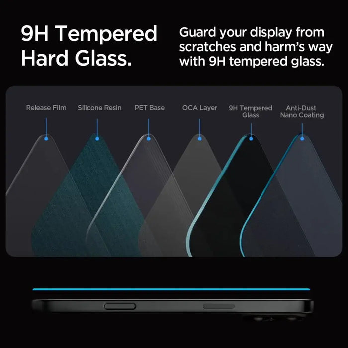 Spigen Glas.tR EZ Fit Privacy Tempered Glass за iPhone 16