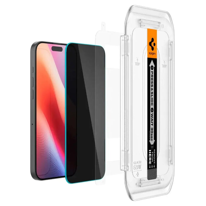 Spigen Glas.tR EZ Fit Privacy Tempered Glass за iPhone 16