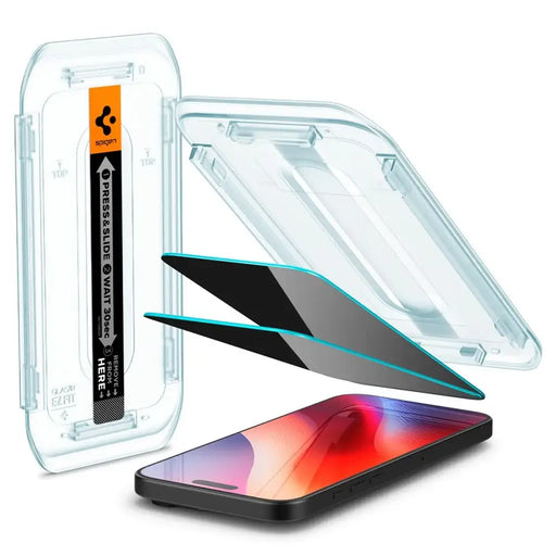 Spigen Glas.tR EZ Fit Privacy Tempered Glass за iPhone 16