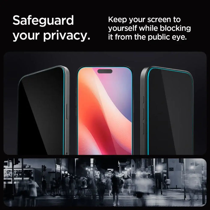 Spigen Glas.tR EZ Fit Privacy Tempered Glass за iPhone 16
