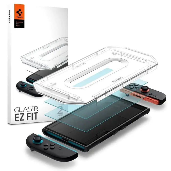Spigen Glas.Tr ”EZ FIT” закалено стъкло 2 пакета
