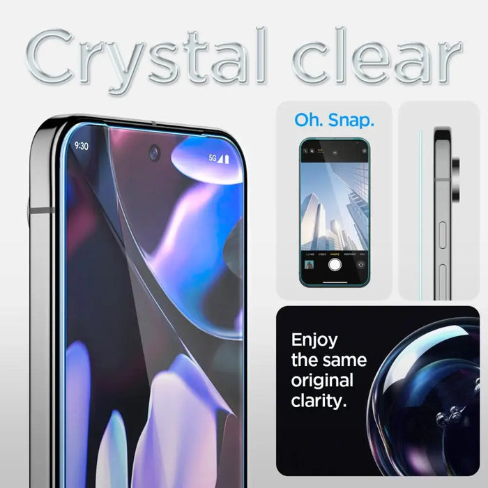 Spigen Glas.tR EZ Fit закалено стъкло с апликатор за Google