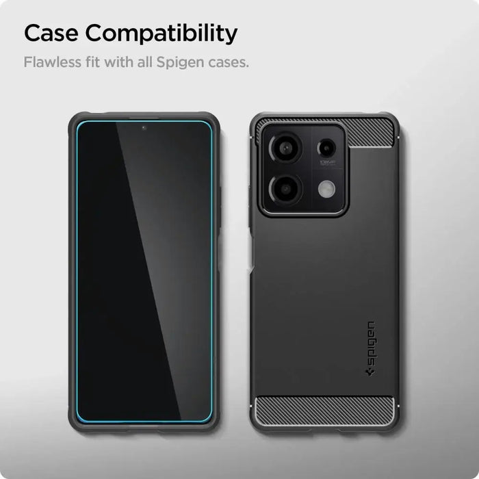 Spigen Glas.tR Slim закалено стъкло за Xiaomi Redmi Note 13