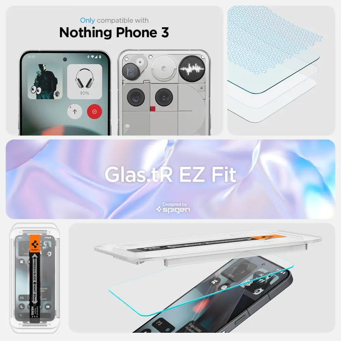 Spigen Glas.TR EZ Fit Tempered Glass 2-pack for Nothing