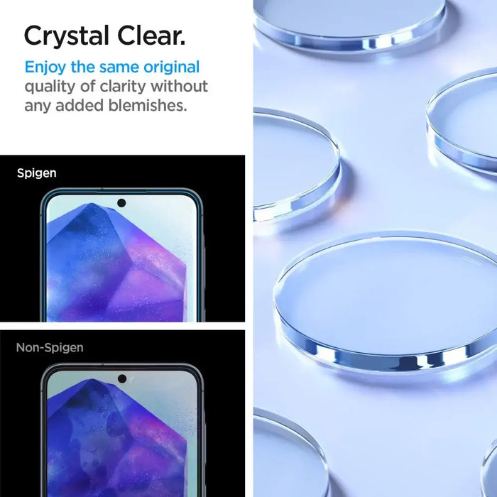 Spigen Glass tR AlignMaster 2 Pack - Samsung Galaxy A55