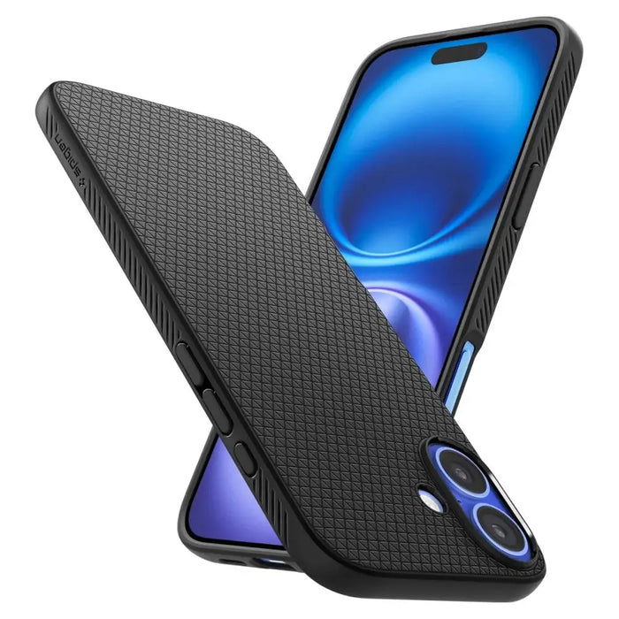Spigen Liquid Air Case за iPhone 16 Plus - черен