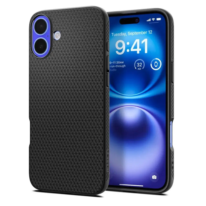Spigen Liquid Air Case за iPhone 16 Plus - черен