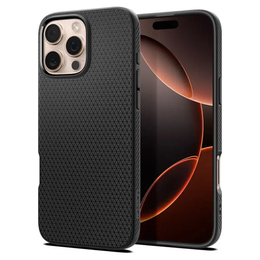 Spigen Liquid Air Case за iPhone 16 Pro Max - черен