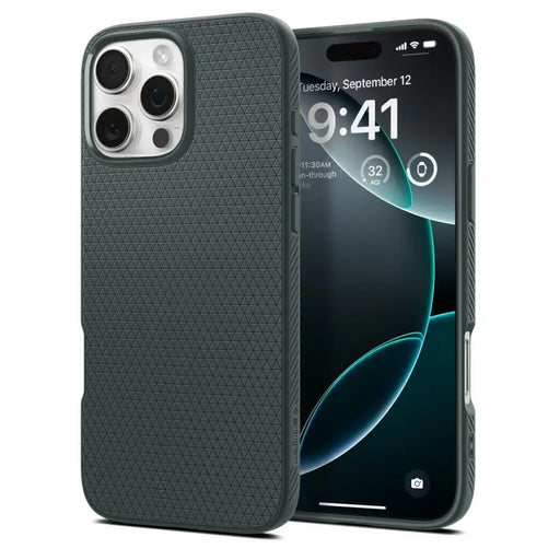 Spigen Liquid Air Case за iPhone 16 Pro Max - зелен
